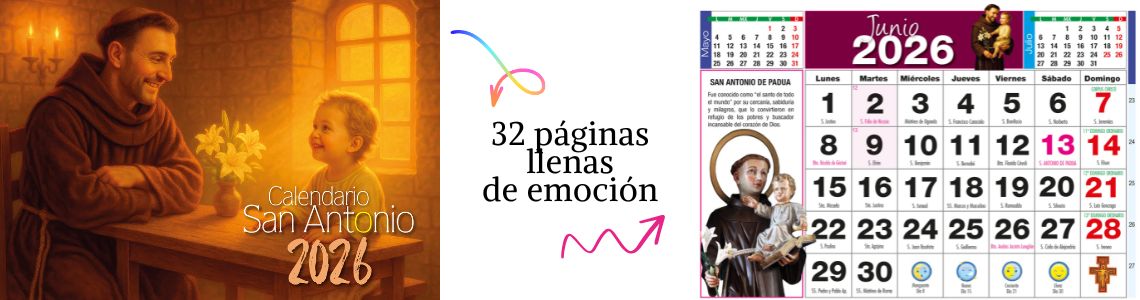 Calendario de san Antonio 2026